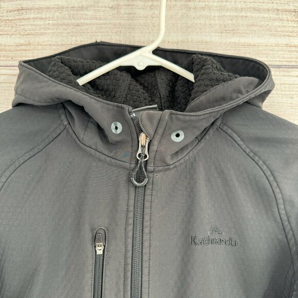 Kathmandu Full Zip Insulated Jacket Women's Size 8 Black - Picture 7 of 13